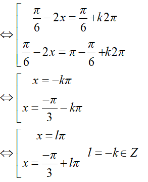 Nghiệm của phương trình cos^2 x - căn 3 sin2x = 1 + sinx^2 là: A.kpi, k thuộc Z hoặc -pi/3 + k2pi , k thuộc Z (ảnh 2)
