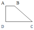 Cho hình thang vuông ABCD ( như hình vẽ ) có đáy bé bằng 1/3 đáy lớn và có diện tích bằng 24 cm (ảnh 1)