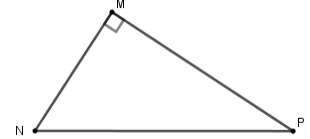 Cho tam giác MNP vuông tại M. Khi đó tanMNP  bằng:  A. MN/ NP  B. MP/ NP  C. MN/ MP (ảnh 1)