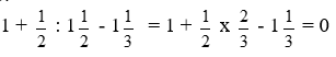 Tính giá trị mỗi biểu thức sau (1999 x 1998 + 1998 + 1997) x ( 1+ 1/ 2; 1. 1/ 2- 1. 1/ 3) (ảnh 1)