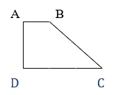 Cho hình thang vuông ABCD ( như hình vẽ ) có đáy bé bằng 1/3 đáy lớn và có diện tích bằng 24 cm^2 (ảnh 1)