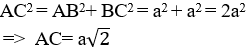 Cho hình vuông ABCD có cạnh bằng a. Khi đó trị tuyệt đối (vecto AB + vecto AD) (ảnh 3)