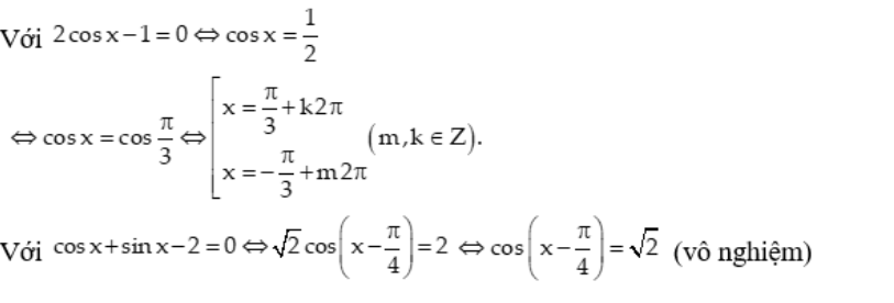 Tìm số nghiệm x ∈ (0; pi) của phương trình 5cosx + sinx - 3 = căn(2)sin(2x + pi/4)(*): A.1 B.2 C.3 D.4 (ảnh 2)