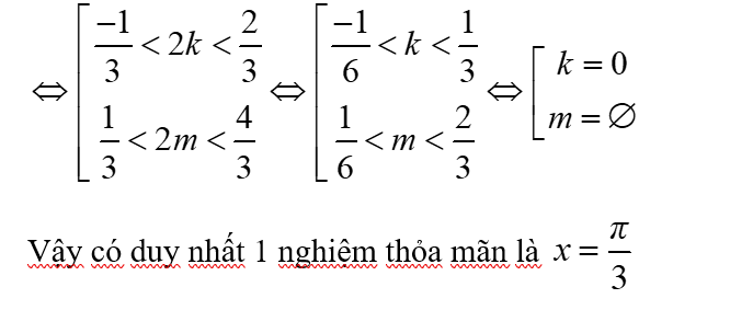 Tìm số nghiệm x ∈ (0; pi) của phương trình 5cosx + sinx - 3 = căn(2)sin(2x + pi/4)(*): A.1 B.2 C.3 D.4 (ảnh 4)