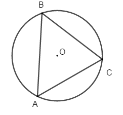 Cho tam giác ABC nội tiếp đường tròn tâm (O), biết góc ABC=45 độ, góc BAC=  60 độ (ảnh 1)