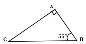 Cho tam giác ABC vuông tại A có BC = 15cm, góc B= 55 độ  Tính AC;  góc C (làm tròn đến chữ số thập phân thứ hai) (ảnh 1)