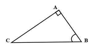 Cho tam giác ABC vuông tại A có BC = 26cm, AB = 10cm Tính AC,  góc B(làm tròn đến độ) (ảnh 1)
