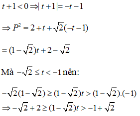 Phương trình căn bậc hai của 1 + sinx + căn bậc hai của 1 + cosx = m có nghiệm khi và chỉ khi: A.căn 2 bé hơn bằng m bé hơn bằng 2 (ảnh 2)