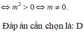 Tìm tất cả các giá trị thực của tham số m để phương trình cosx+sinx= căn bậc hai của 2 (m^2+1) vô nghiệm (ảnh 2)