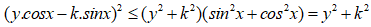 Tìm k để giá trị nhỏ nhất của hàm số y = k sinx +1 / cosx +2 lớn hơn -1 : A. giá trị tuyệt đối của k < căn bậc hai của 2 (ảnh 2)