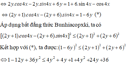 Tìm tập giá trị nhỏ nhất, giá trị lớn nhất của hàm số sau y = sin^2 2x+3sin4x/2cos^2x-sin4x+2  (ảnh 2)