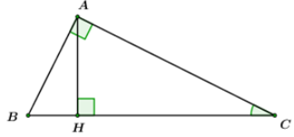 Cho tam giác ABC vuông tại A, đường cao AH. Biết AB = 3cm AC = 4cm. Tính độ dài đường cao AH,  (ảnh 1)
