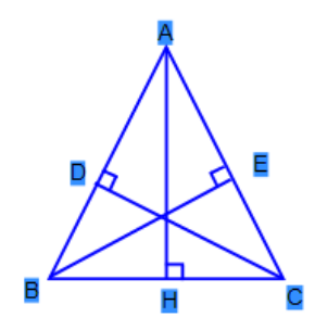 Hãy chỉ ra đáy và đường cao tương ứng của hình tam giác ABC (ảnh 1)