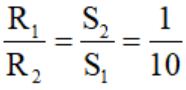 Dây thứ nhất có tiết diện S1 = 5mm^2 và điện trở R1 = 8,5Ôm.Dây thứ hai có tiết diện S2 = 0,5mm^2.Tính điện trở R2 (ảnh 1)