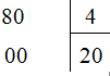  8 chia 0,4 thì bằng bao nhiêu A. 0,002  B. 0,02  C. 2  D. 20 (ảnh 1)