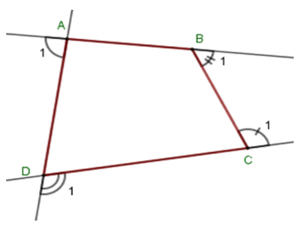 Cho tứ giác ABCD có góc A = 100 độ. Tổng số đo các góc ngoài đỉnh B, C, D bằng (ảnh 2)