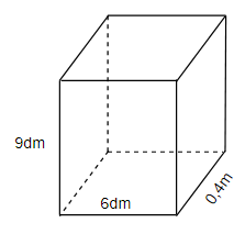 Cho hình hộp chữ nhật có số đo như hình vẽ. Tính diện tích toàn phần của hình hộp chữ nhật đó. (ảnh 1)