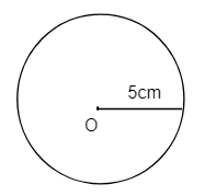  Cho hình tròn như hình vẽ. Tính diện tích hình tròn.  A. 75,5cm^ 2 B. 76,5cm^ 2   C. 77,5cm^ 2  (ảnh 1)