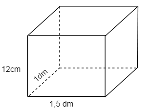 Cho hình hộp chữ nhật có số đo như hình vẽ. Tính diện tích toàn phần của hình hộp chữ nhật đó. (ảnh 1)