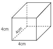 Cho hình lập phương có số đo như hình vẽ  Tính diện tích xung quanh của hình lập phương đó. A. 16cm^ 2 (ảnh 1)