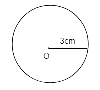 Điền số thập phân thu gọn nhất vào ô trống.  Cho hình tròn (O) như hình vẽ. Vậy chu vi của hình tròn (O) là: … cm (ảnh 1)