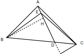  Cho tam giác ABC, trên cạnh BC lấy D sao cho BD gấp đôi DC, nối A với D, lấy E là điểm bất kì trên AD. Nối E (ảnh 1)