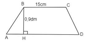 Cho hình thang ABCD có số đo như hình vẽ. Biết độ dài cạnh AD bằng  độ dài cạnh BC. (ảnh 1)