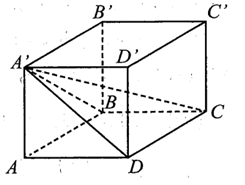 Cho hình lập phương ABCD.A’B’C’D’ có đường chéo bằng (ảnh 1)