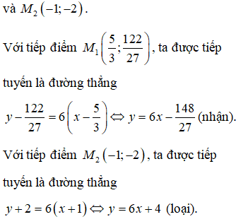 Có bao nhiêu tiếp tuyến của đồ thị hàm số y = x^3-x^2+x+1 song song (ảnh 2)