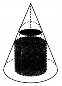 Cho hình nón có thiết diện qua trục là một tam giác đều cạnh a. Bên trong hình (ảnh 1)