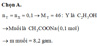 Thuỷ phân 8,8 gam este X có CTPT C4H8O2 bằng dung dịch (ảnh 1)