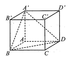 Gọi V là thể tích của hình lập phương ABCD.A’B’C’D’, V1 là thể tích (ảnh 1)