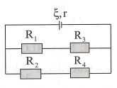 Cho mạch điện như hình bên. Biết epsilon = 7,8 V ; r = 0,4 omega (ảnh 1)
