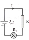Cho một mạch điện như hình vẽ. Trong đó epsilon = 6V (ảnh 1)