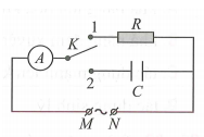Trong giờ thực hành, để đo điện dung C của một tụ điện (ảnh 1)
