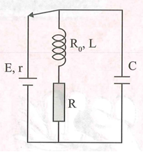 Cho mạch điện như hình vẽ, nguồn có suất điện động (ảnh 1)