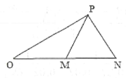 Cho 4 điểm O, M, N và P đồng phẳng, nằm trong một môi trường truyền âm (ảnh 1)