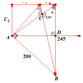 Đặt điện áp xoay chiều uAB = 200 căn bậc hai của 2 cos 100 (ảnh 2)