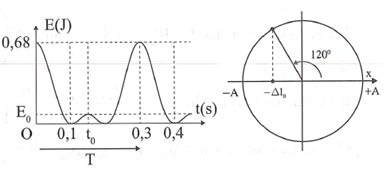 Một lò xo treo thẳng đứng, dao động điều hòa tại nơi có gia tốc trọng trường (ảnh 2)