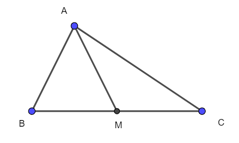 Nếu G là trọng tâm tam giác ABC thì đẳng thức nào sau đây đúng? (ảnh 1)