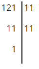 Phân tích các số sau ra thừa số nguyên tố: 60; 121; 225 (ảnh 2)