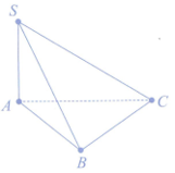 Cho hình chóp S.ABC có SA vuông góc với mặt phẳng  (ảnh 1)