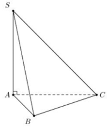 Cho hình chóp S.ABC có đáy là tam giác đều cạnh a.  Biết  SA vuông góc với mặt phẳng đáy và góc SBA=30 độ.  Thể tích khối chóp  bằng (ảnh 1)
