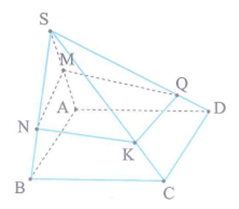 Cho hình chóp S.ABCD có đáy ABCD là hình bình hành, thể tích là V (ảnh 1)