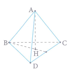 Một khối tứ diện đều cạnh a có thể tích bằng (ảnh 1)