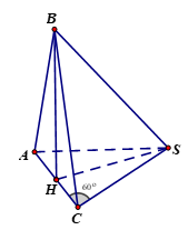 Cho hình chóp S.ABC có mặt phẳng (SAC) vuông góc với mặt phẳng (ABC) (ảnh 1)