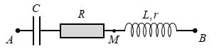 Đặt điện áp xoay chiều có giá trị hiệu dụng 120 V và hai đầu đoạn mạch AB. (ảnh 1)