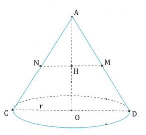 Một quả bóng bầu dục có khoảng cách giữa 2 điểm xa nhất bằng 20 cm và cắt quả bóng bằng mặt phẳng trung trực của đoạn thẳng đó thì được đường tròn có diện tích bằng 16p(cm2). Thể tích của quả bóng bằng bao nhiêu? (Tính gần đúng đến hai chữ số thập phân) (ảnh 1)