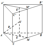 Cho lăng trụ tam giác đều có cạnh đáy bằng a  cạnh bên bằng  b  (ảnh 1)