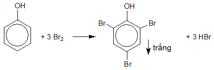 Thuốc thử dùng để nhận biết phenol là  A. dung dịch Br2. B. dung (ảnh 1)